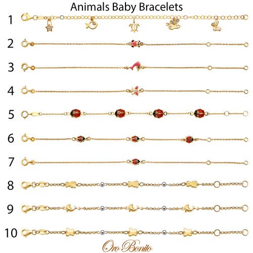 14k yellow gold animal - gold, link