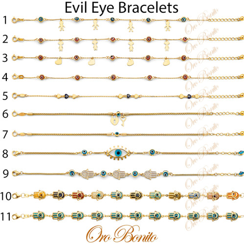 14k yellow gold evil - gold, eye